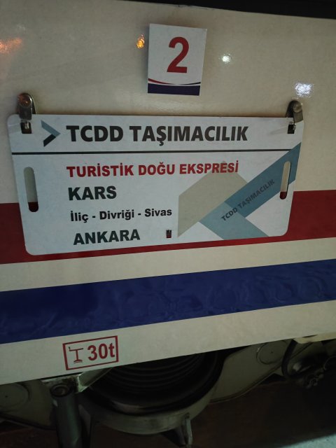 Doğu Express - Kars To Ankara  - 1168