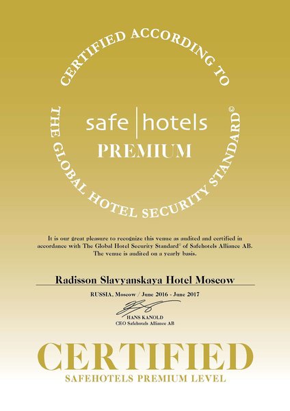 Radisson Slavjanskaja / Slavyanskaya - 601